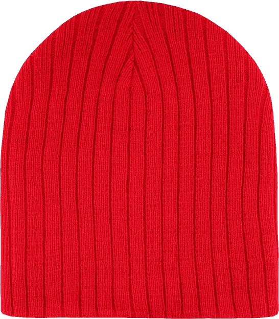 Decky 601 Cable Beanie - Red - Red / One Size Fits Most