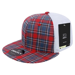 Decky 6015 H/C Plaid Cap White 108 White / One Size Fits Most