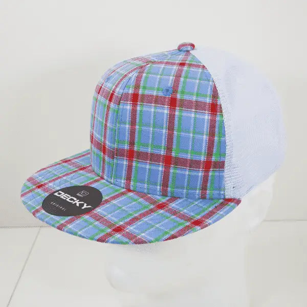 Decky 6015 H/C Plaid Cap White 113 White / One Size Fits Most