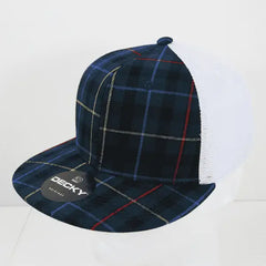 Decky 6015 H/C Plaid Cap - White 126 - White / One Size Fits Most