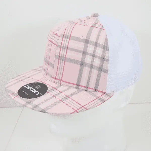 Decky 6015 H/C Plaid Cap White 138 White / One Size Fits Most