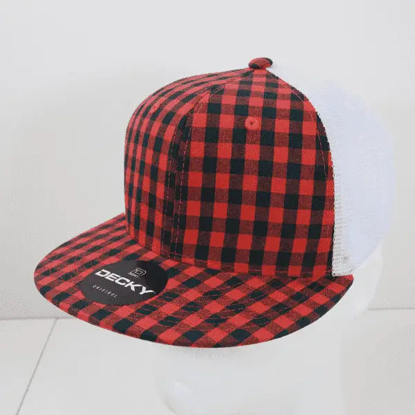 Decky 6015 H/C Plaid Cap - White 143 - White / One Size Fits Most