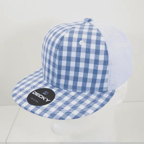 Decky 6015 H/C Plaid Cap White 145 White / One Size Fits Most