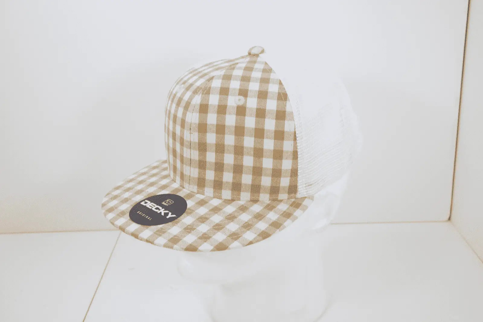 Decky 6015 H/C Plaid Cap - White 146 - White / One Size Fits Most