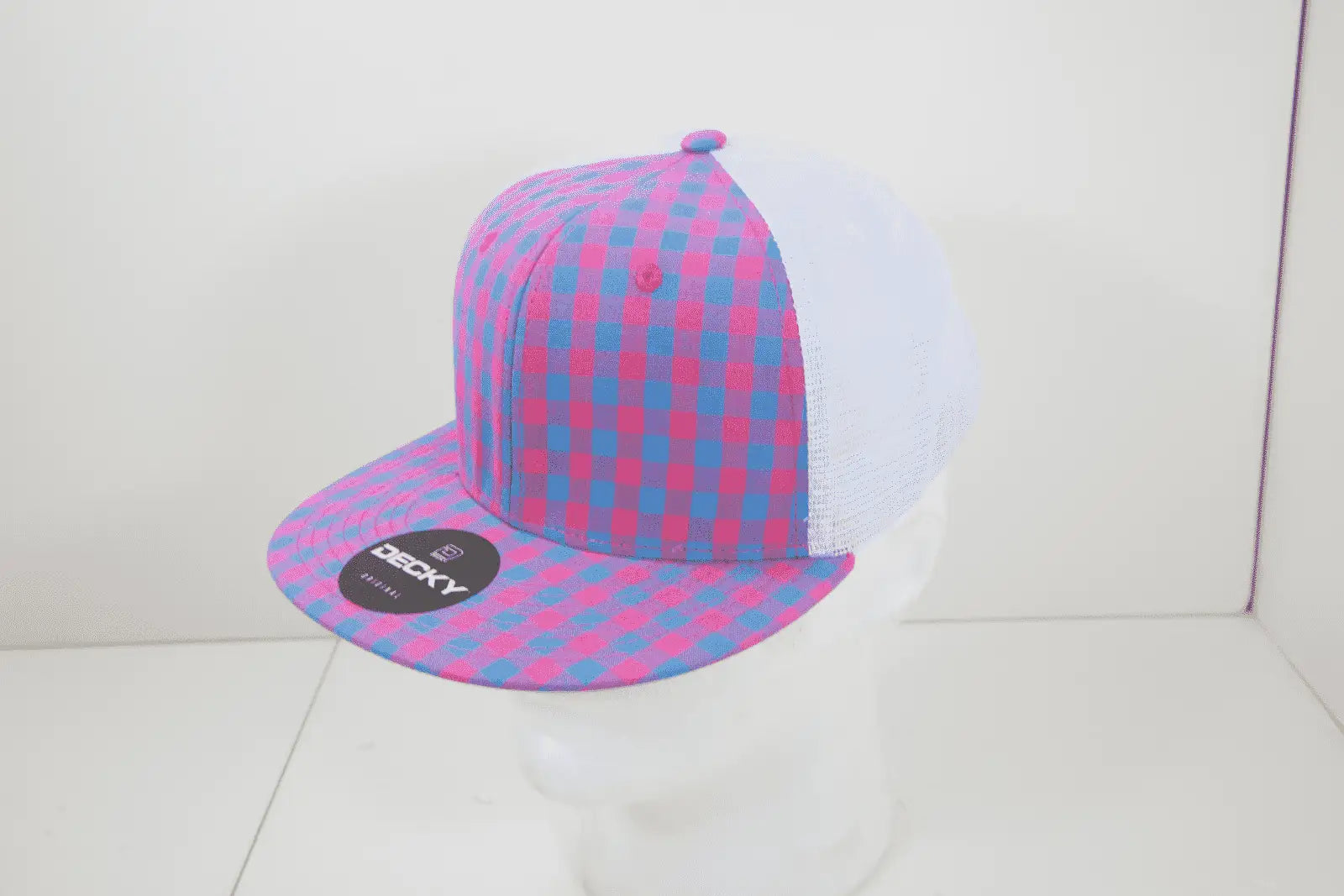 Decky 6015 H/C Plaid Cap - White 150 - White / One Size Fits Most