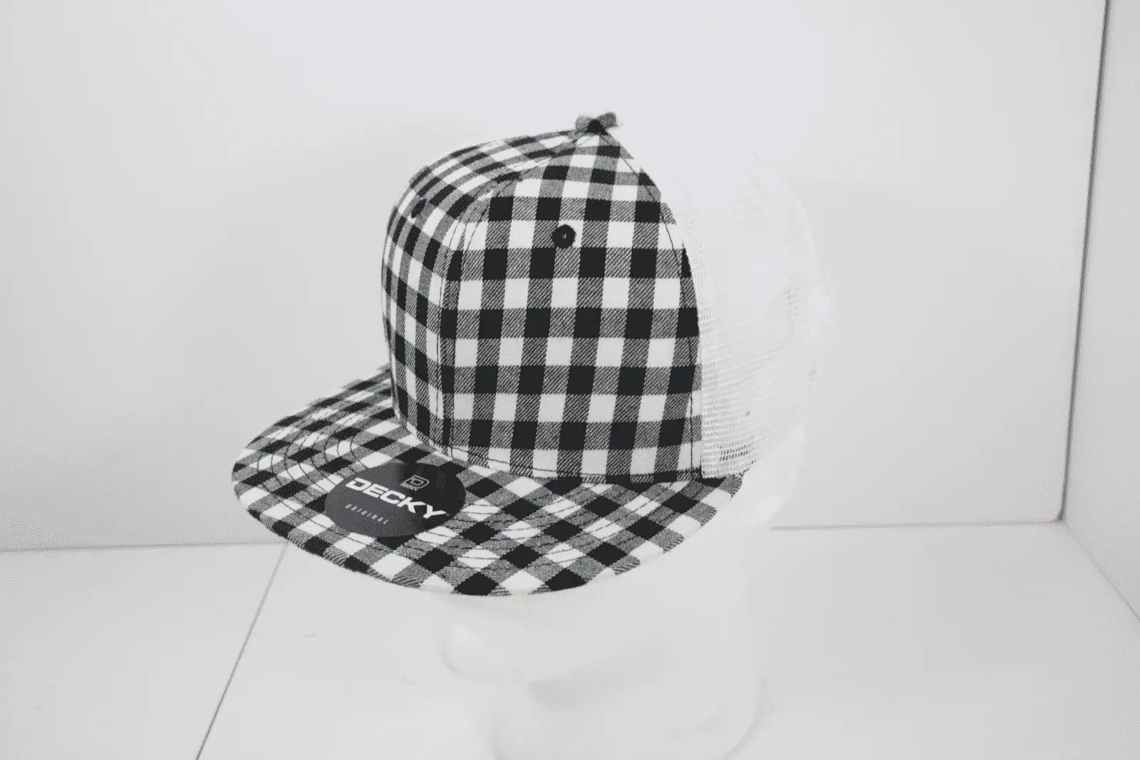 Decky 6015 H/C Plaid Cap - White 151 - White / One Size Fits Most