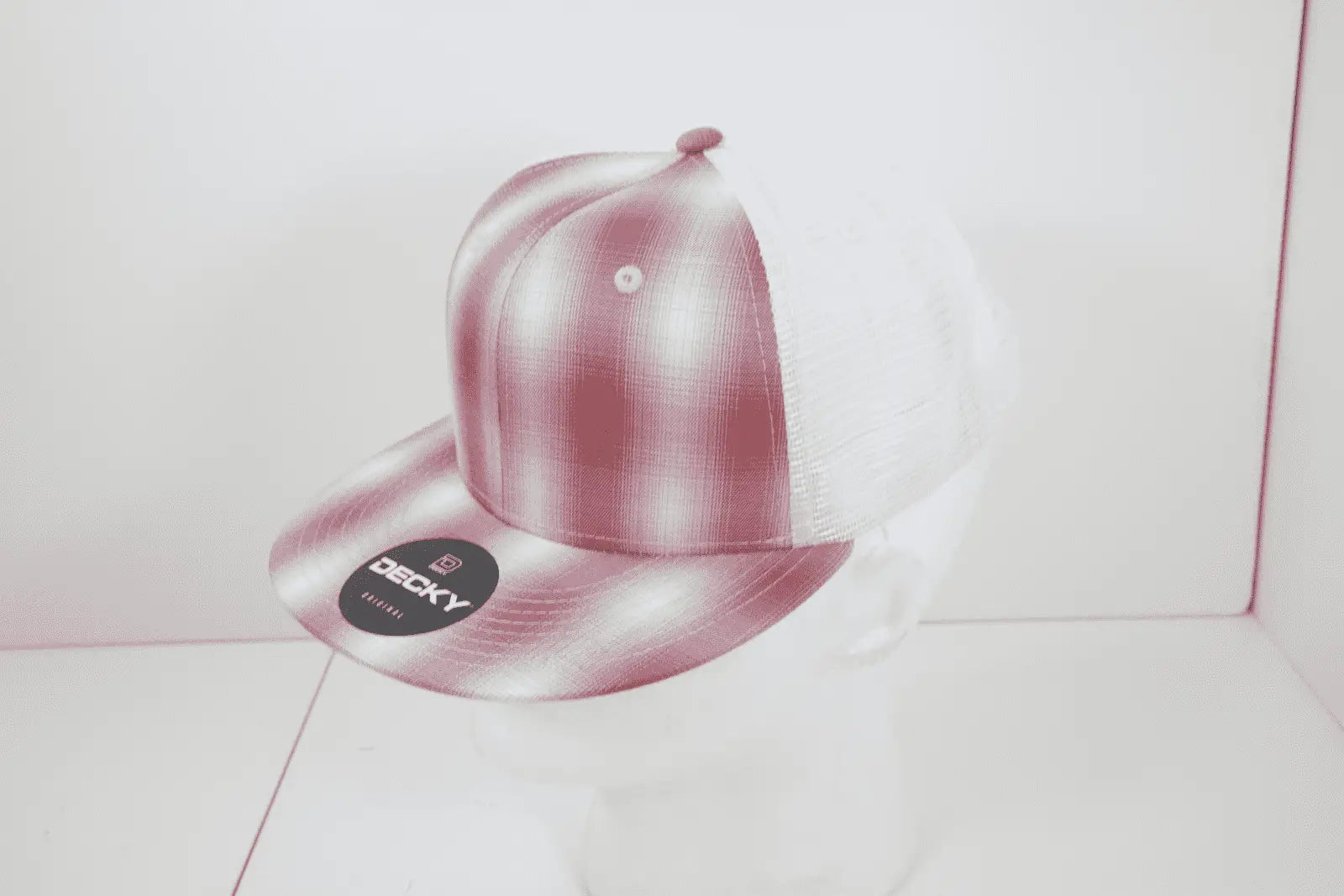 Decky 6015 H/C Plaid Cap White 158 White / One Size Fits Most