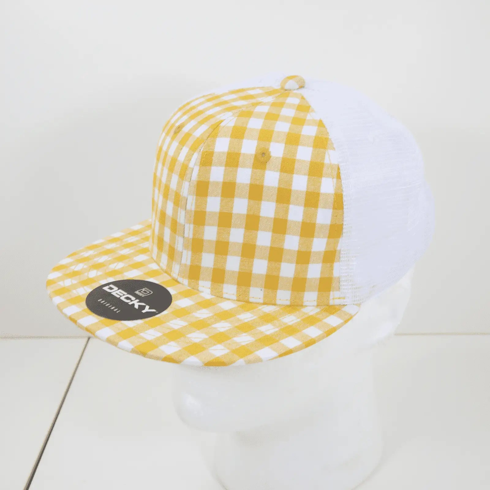 Decky 6015 H/C Plaid Cap White 160 White / One Size Fits Most