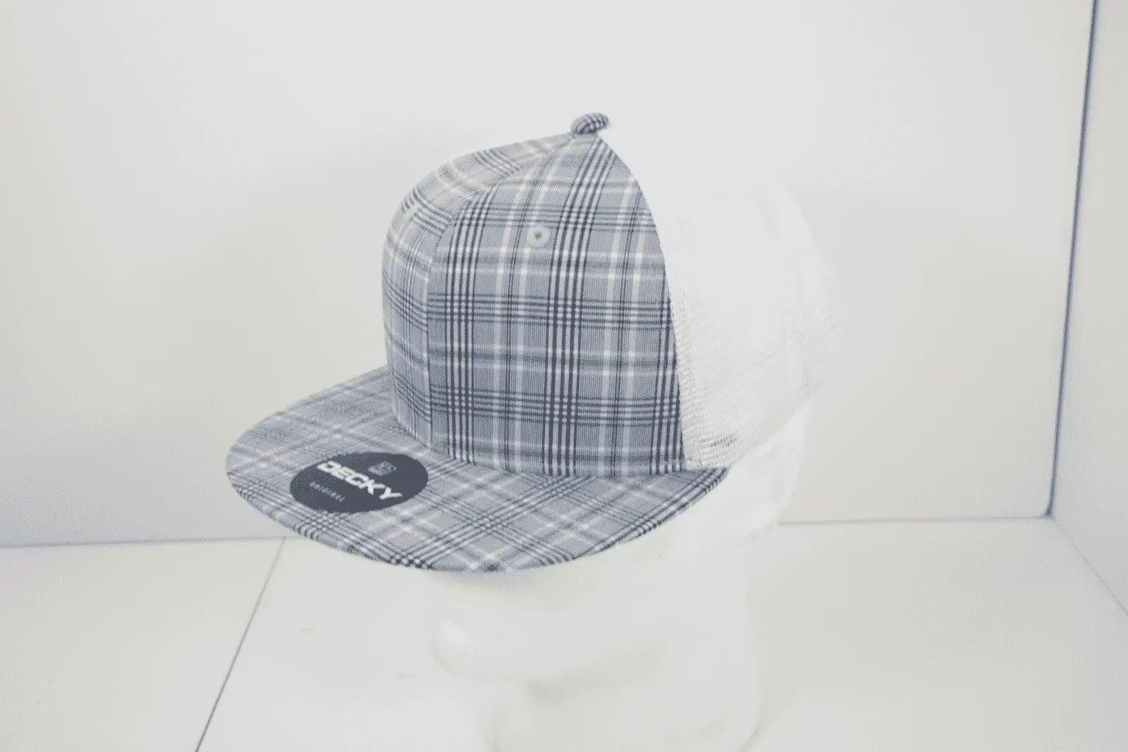 Decky 6015 H/C Plaid Cap White 163 White / One Size Fits Most