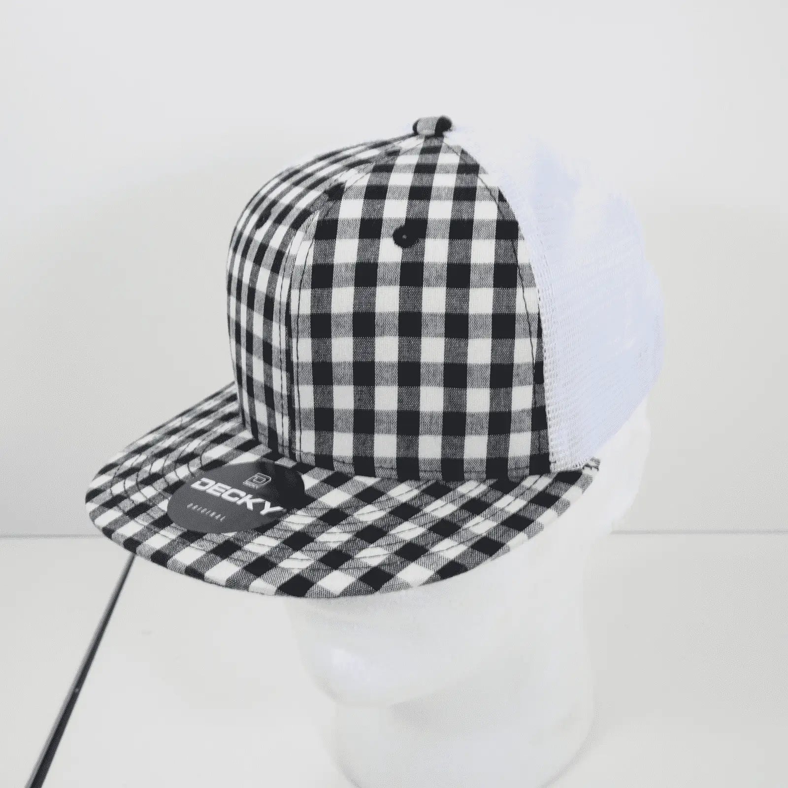 Decky 6015 H/C Plaid Cap - White 165 - White / One Size Fits Most