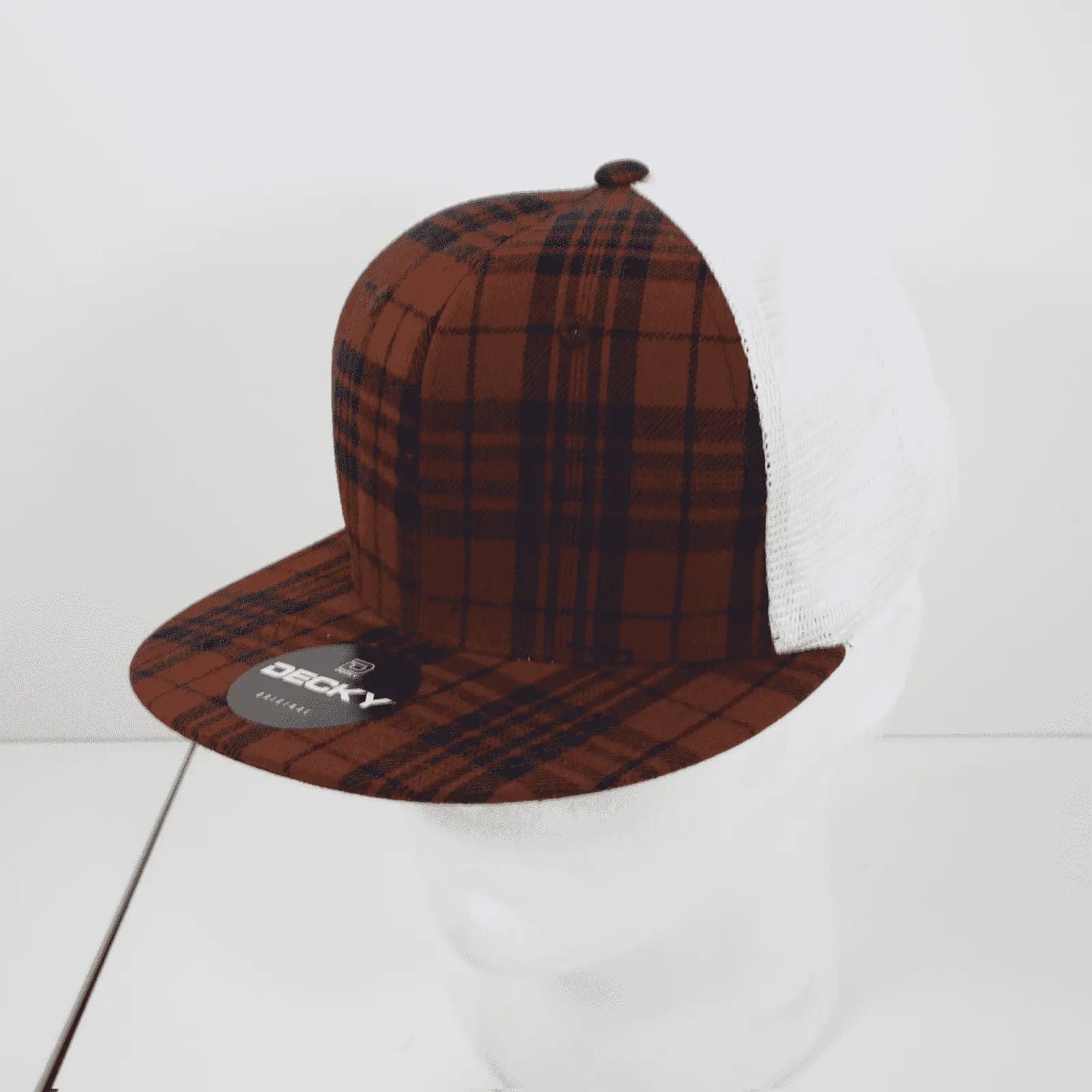Decky 6015 H/C Plaid Cap - White 166 - White / One Size Fits Most