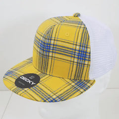 Decky 6015 H/C Plaid Cap White 173 White / One Size Fits Most