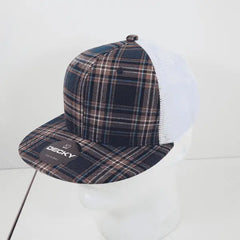 Decky 6015 H/C Plaid Cap - White 183 - White / One Size Fits Most