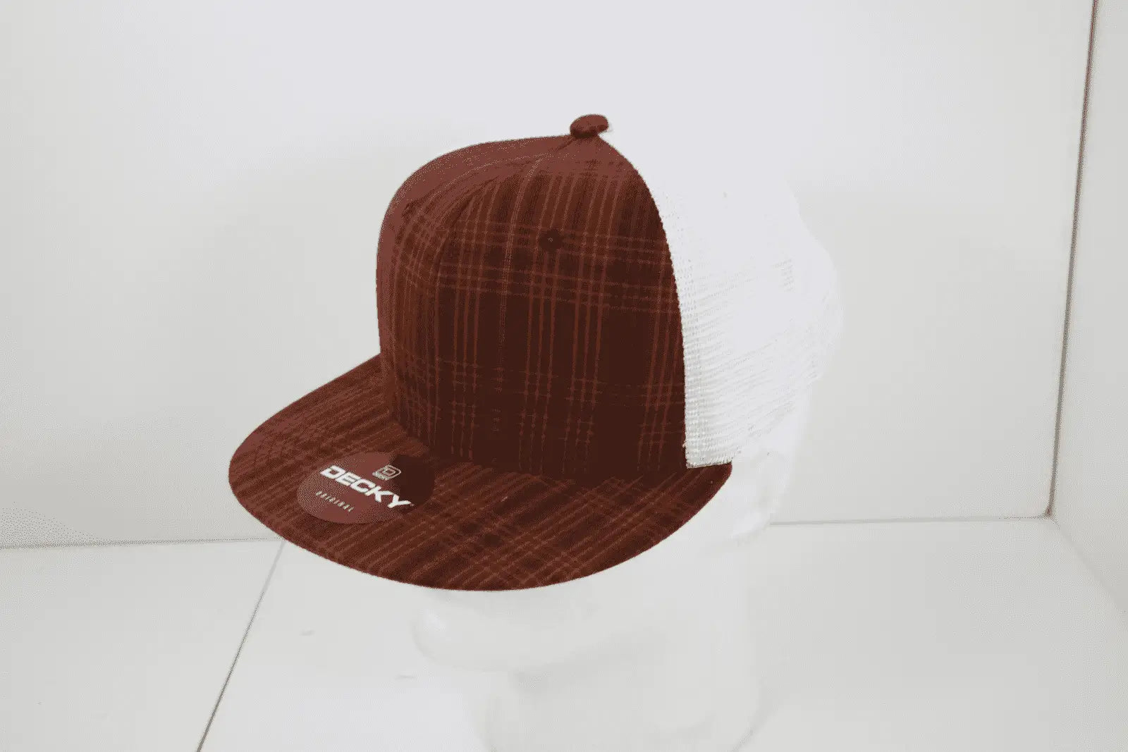 Decky 6015 H/C Plaid Cap - White 206 - White / One Size Fits Most