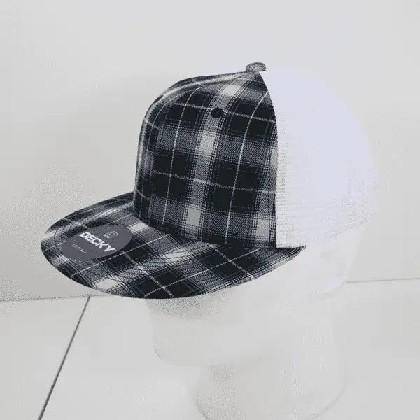 Decky 6015 H/C Plaid Cap White 212 White / One Size Fits Most