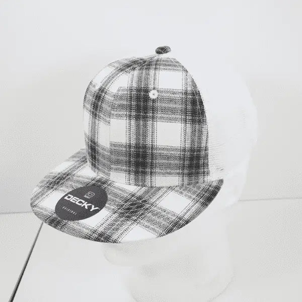 Decky 6015 H/C Plaid Cap - White 215 - White / One Size Fits Most