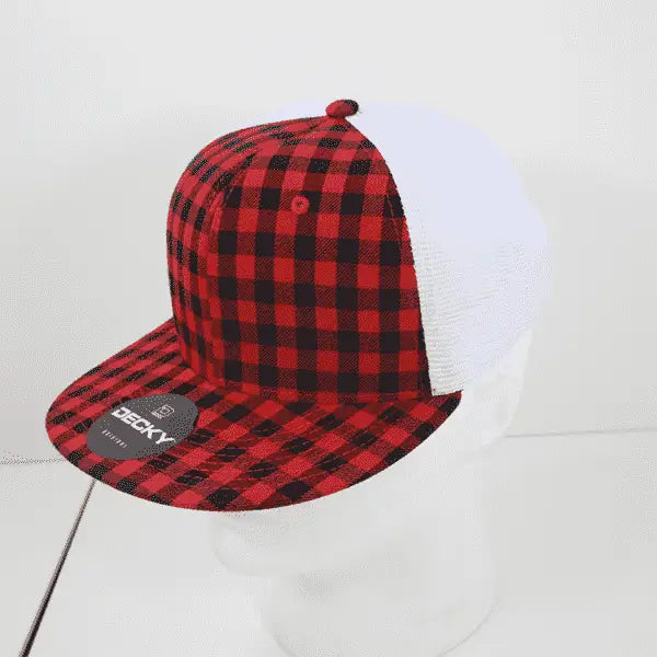 Decky 6015 H/C Plaid Cap White 216 White / One Size Fits Most