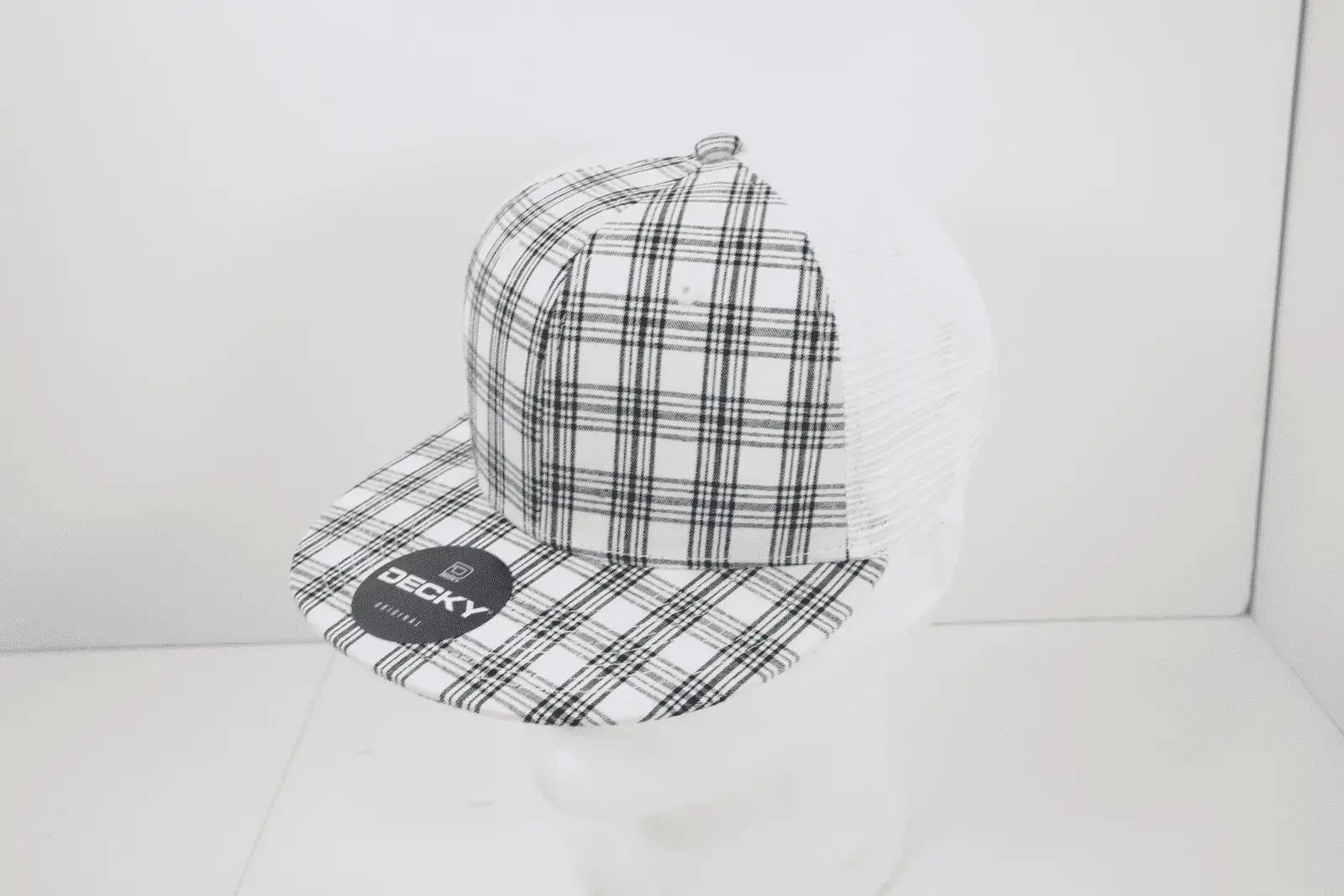 Decky 6015 H/C Plaid Cap - White 218 - White / One Size Fits Most