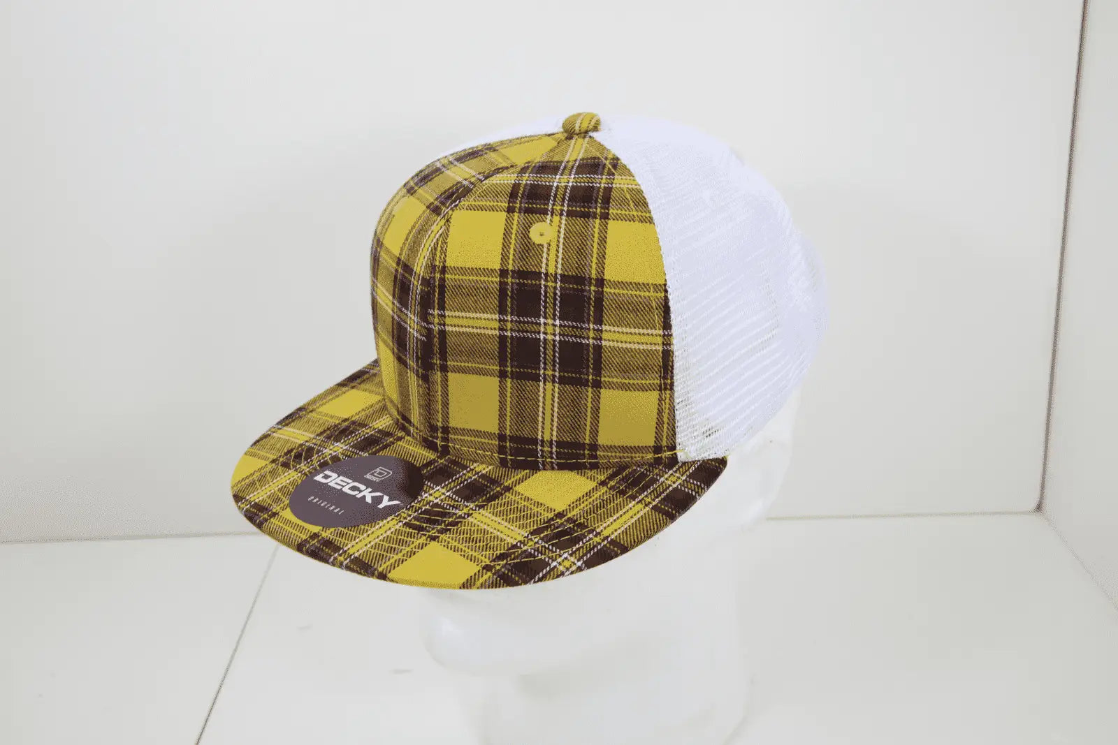 Decky 6015 H/C Plaid Cap White 220 White / One Size Fits Most