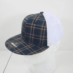 Decky 6015 H/C Plaid Cap - White 221 - White / One Size Fits Most