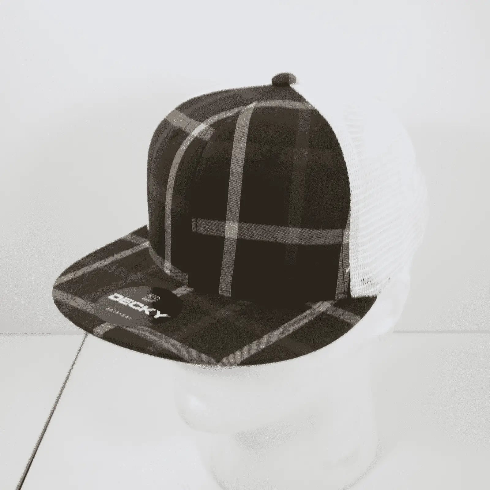 Decky 6015 H/C Plaid Cap - White 226 - White / One Size Fits Most