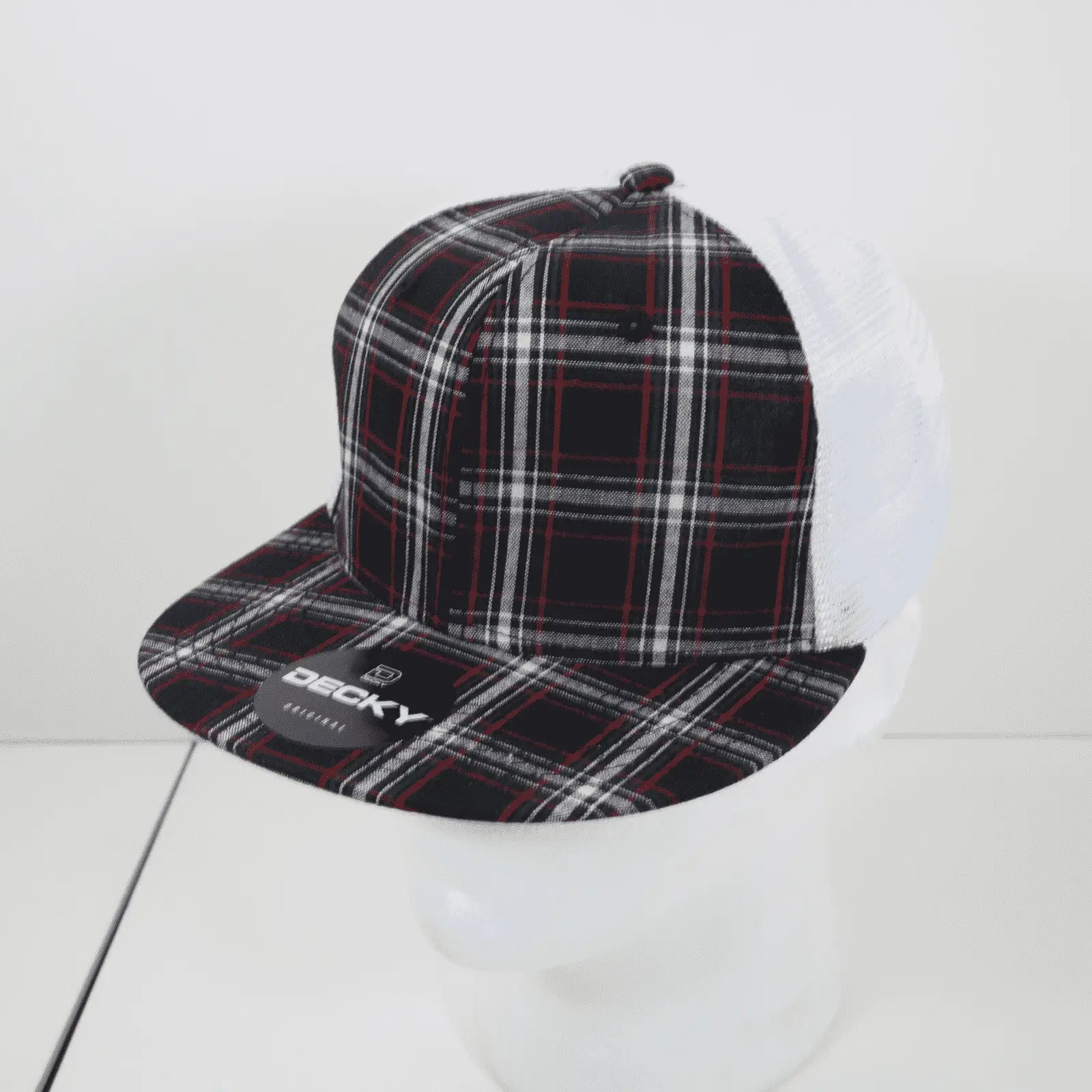 Decky 6015 H/C Plaid Cap - White 235 - White / One Size Fits Most