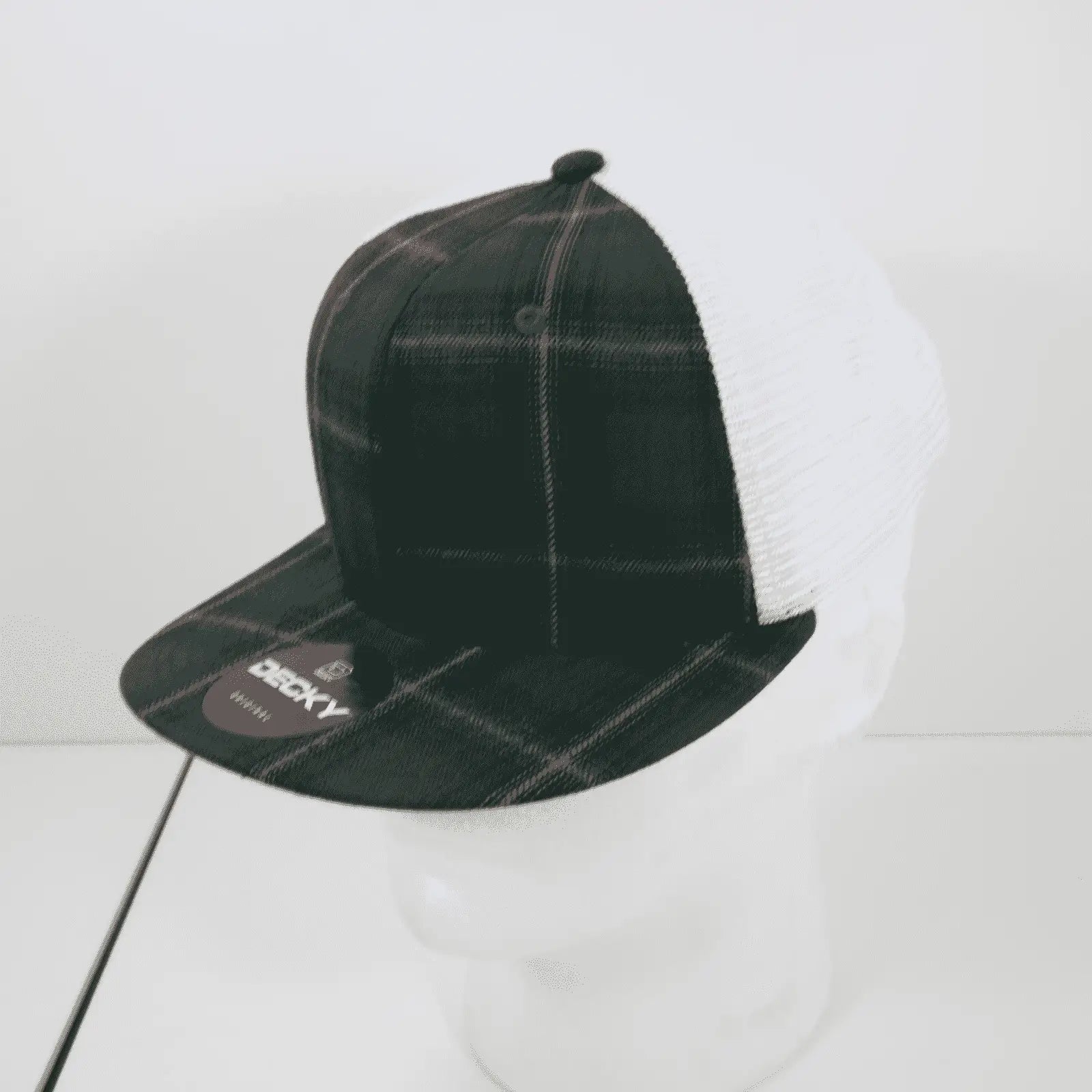 Decky 6015 H/C Plaid Cap - White 236 - White / One Size Fits Most