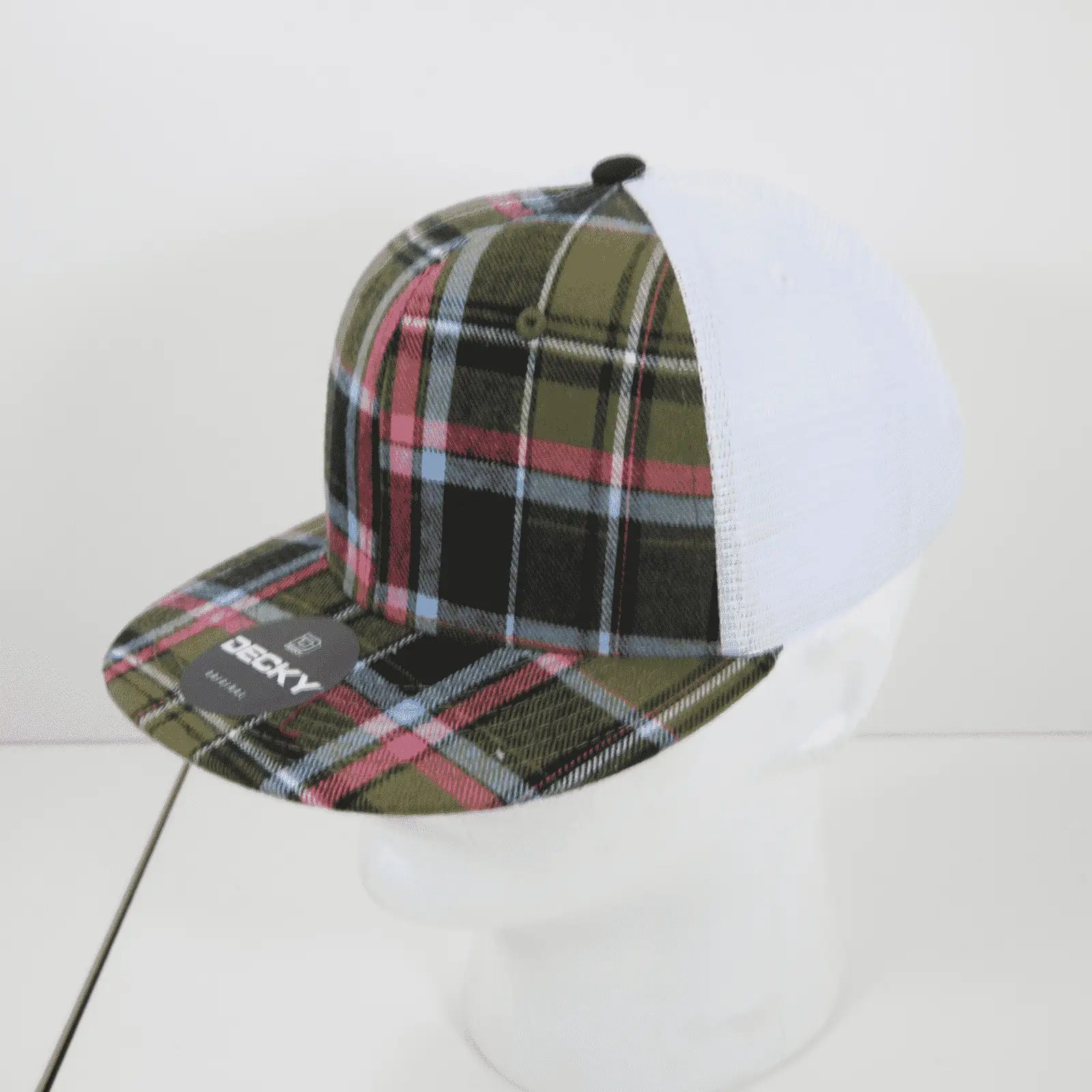 Decky 6015 H/C Plaid Cap White 238 White / One Size Fits Most