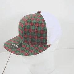 Decky 6015 H/C Plaid Cap - White 244 - White / One Size Fits Most