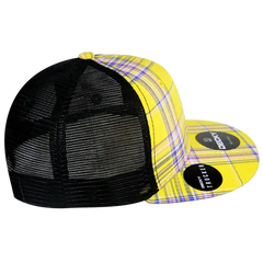 Decky 6016 H/C Plaid Cap Black 103 White / One Size Fits Most