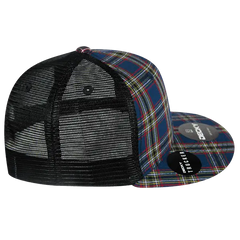 Decky 6016 H/C Plaid Cap - Black 221 - White / One Size Fits Most