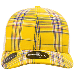 Decky 6017 M/C Plaid Cap White 103 White / One Size Fits Most
