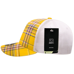 Decky 6017 M/C Plaid Cap White 103 White / One Size Fits Most