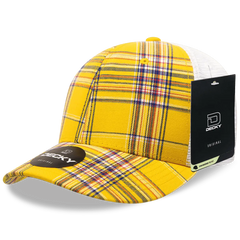 Decky 6017 M/C Plaid Cap White 103 White / One Size Fits Most