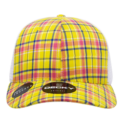 Decky 6017 M/C Plaid Cap White 105 White / One Size Fits Most