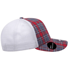 Decky 6017 M/C Plaid Cap White 108 White / One Size Fits Most