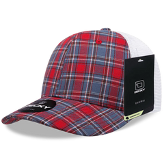 Decky 6017 M/C Plaid Cap White 108 White / One Size Fits Most