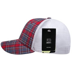 Decky 6017 M/C Plaid Cap White 108 White / One Size Fits Most