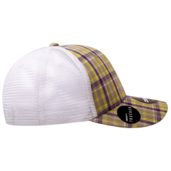 Decky 6017 M/C Plaid Cap - White 111 - White / One Size Fits Most