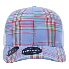 Decky 6017 M/C Plaid Cap - White 112 - White / One Size Fits Most