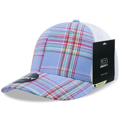 Decky 6017 M/C Plaid Cap - White 112 - White / One Size Fits Most