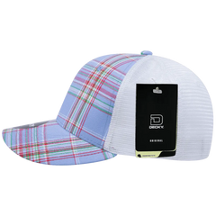 Decky 6017 M/C Plaid Cap - White 112 - White / One Size Fits Most