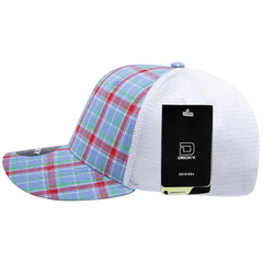 Decky 6017 M/C Plaid Cap White 113 White / One Size Fits Most