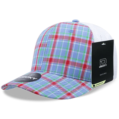 Decky 6017 M/C Plaid Cap White 113 White / One Size Fits Most