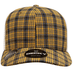 Decky 6017 M/C Plaid Cap White 121 White / One Size Fits Most