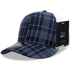 Decky 6017 M/C Plaid Cap White 123 White / One Size Fits Most