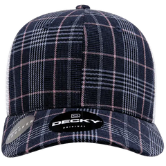 Decky 6017 M/C Plaid Cap White 123 White / One Size Fits Most