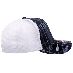 Decky 6017 M/C Plaid Cap White 123 White / One Size Fits Most