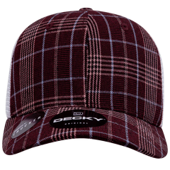 Decky 6017 M/C Plaid Cap - White 125 - White / One Size Fits Most
