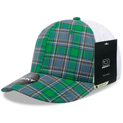 Decky 6017 M/C Plaid Cap - White 127 - White / One Size Fits Most